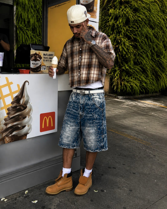 GALAXY STUD JORTS