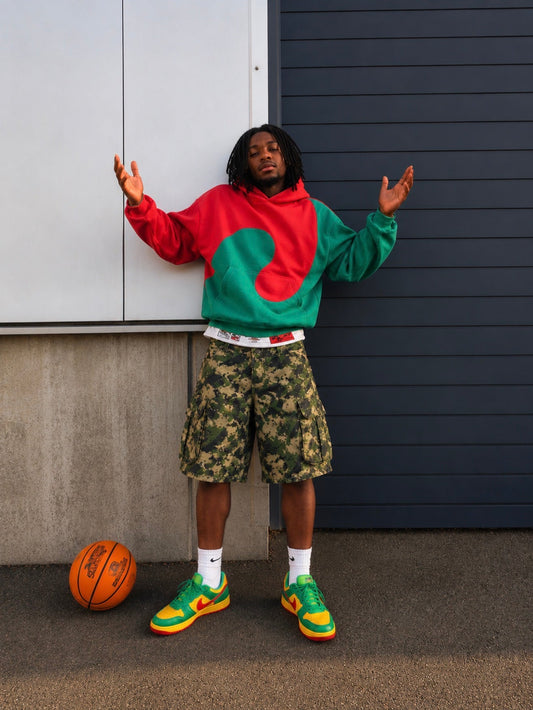 CAMO UTILITY SHORTS