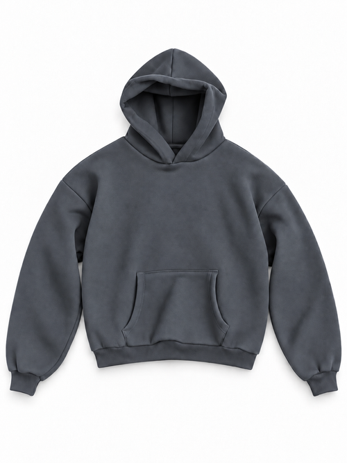 HOODIE BOXY PIOMBO