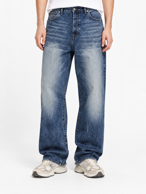 BLUE PATTERN BAGGY
