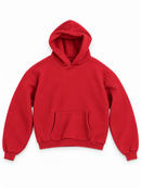 HOODIE BOXY ROSSO