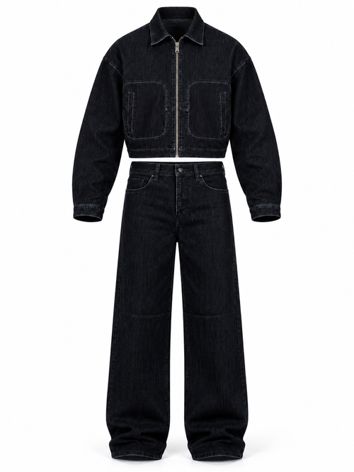 DARK DENIM SET