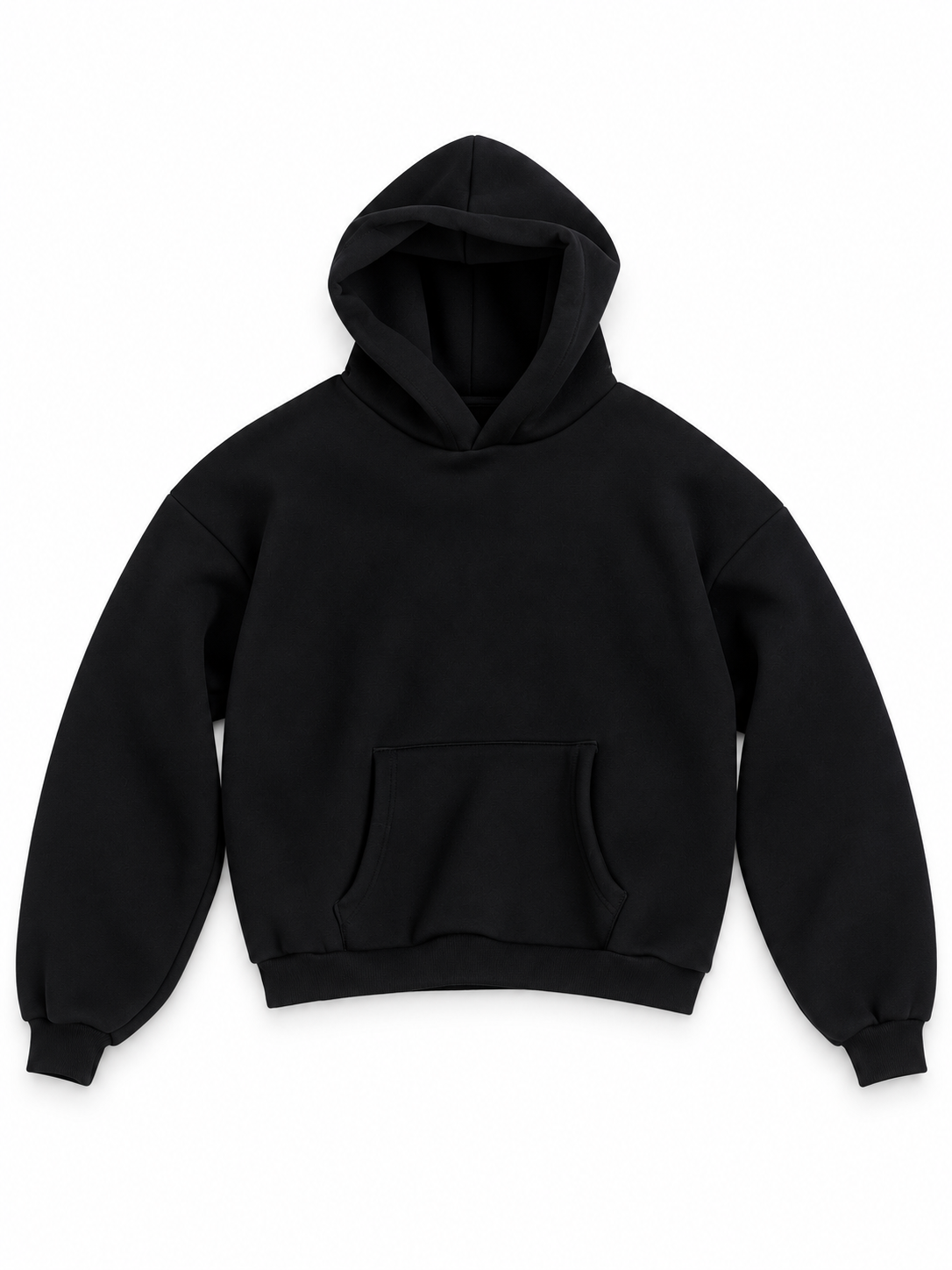 HOODIE BOXY NERA
