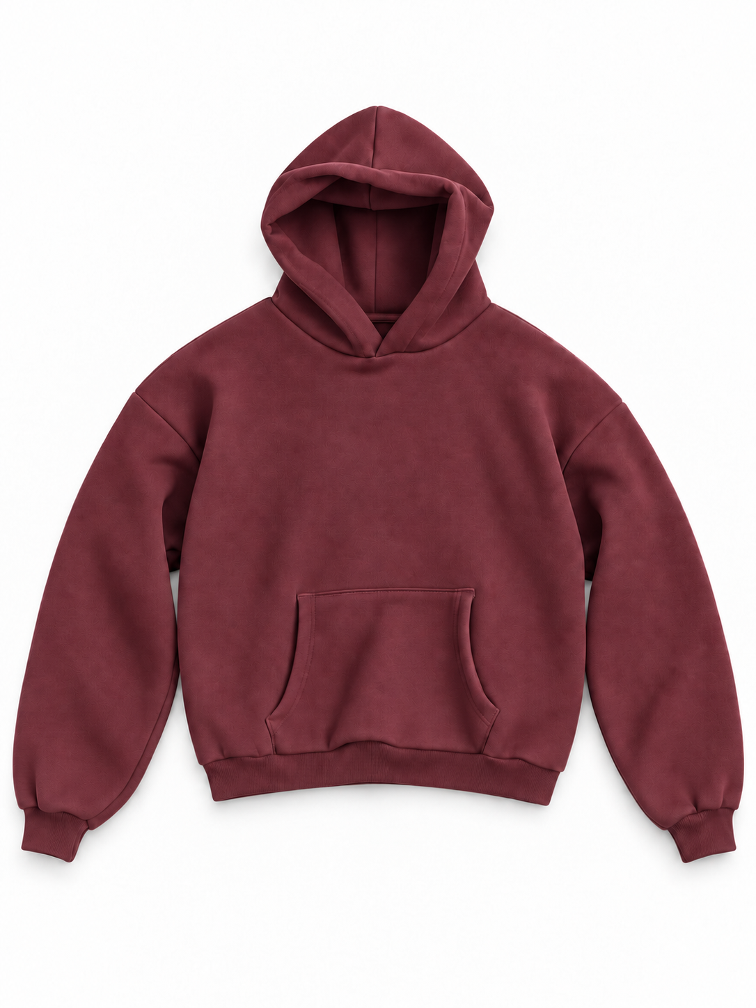 HOODIE BOXY BORDEAUX