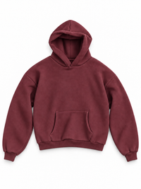 HOODIE BOXY BORDEAUX