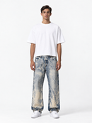 MARBLE CREAM BAGGY