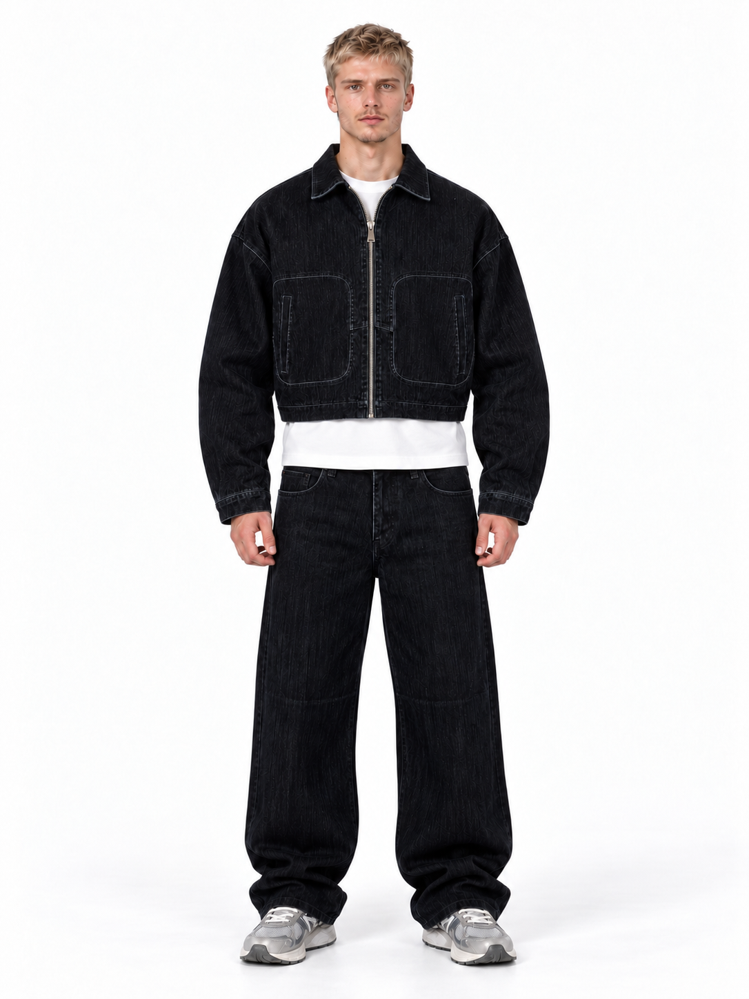 DARK DENIM SET