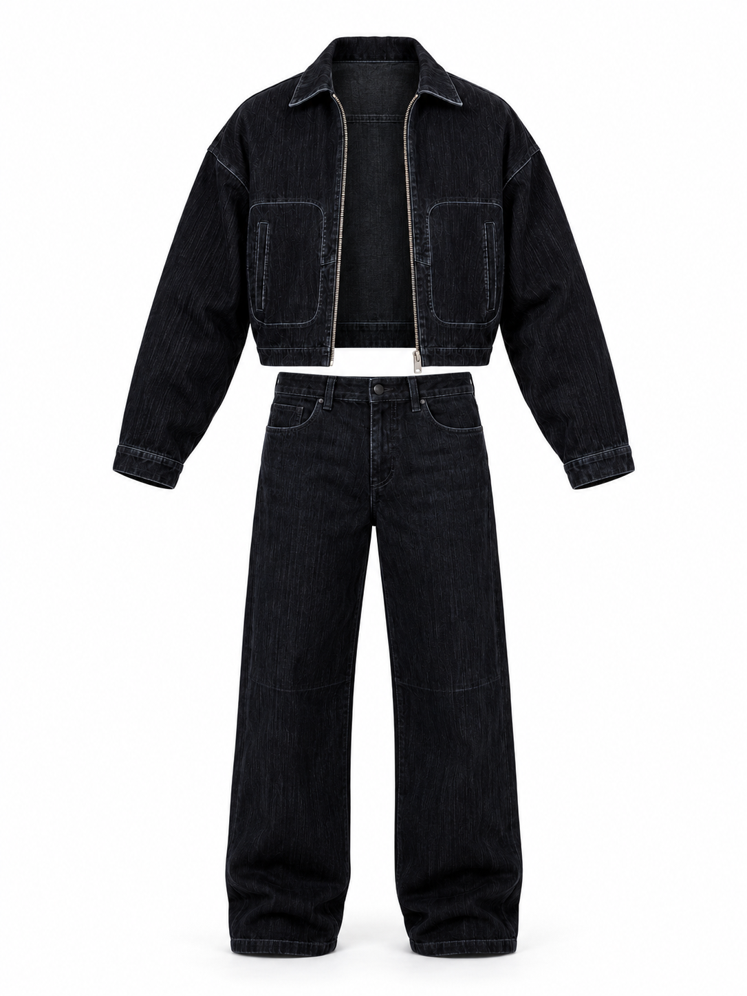 DARK DENIM SET