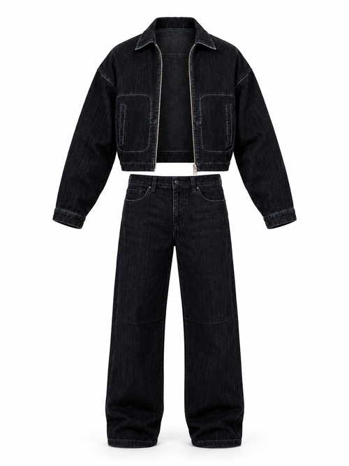 DARK DENIM SET