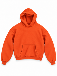 HOODIE BOXY ARANCIO
