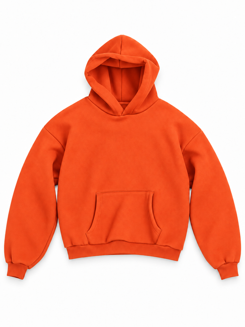 HOODIE BOXY ARANCIO