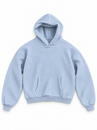 HOODIE BOXY CELESTE