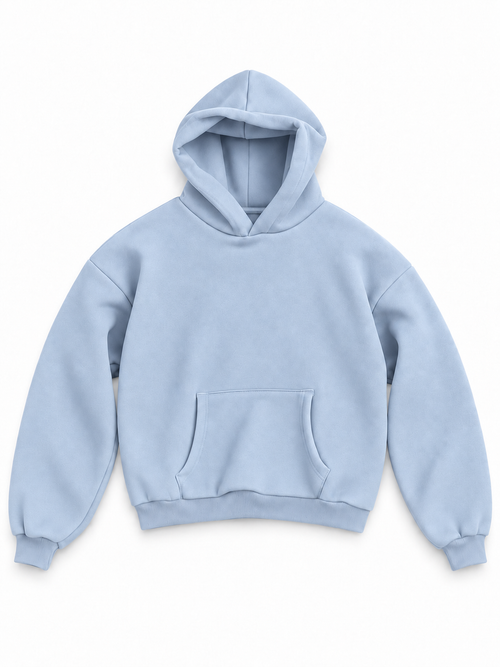 HOODIE BOXY CELESTE