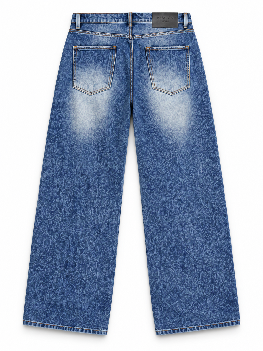 BLUE PATTERN BAGGY