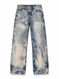 MARBLE CREAM BAGGY