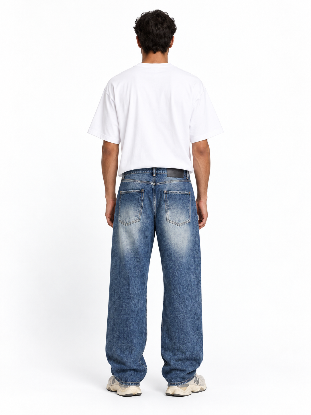 BLUE PATTERN BAGGY