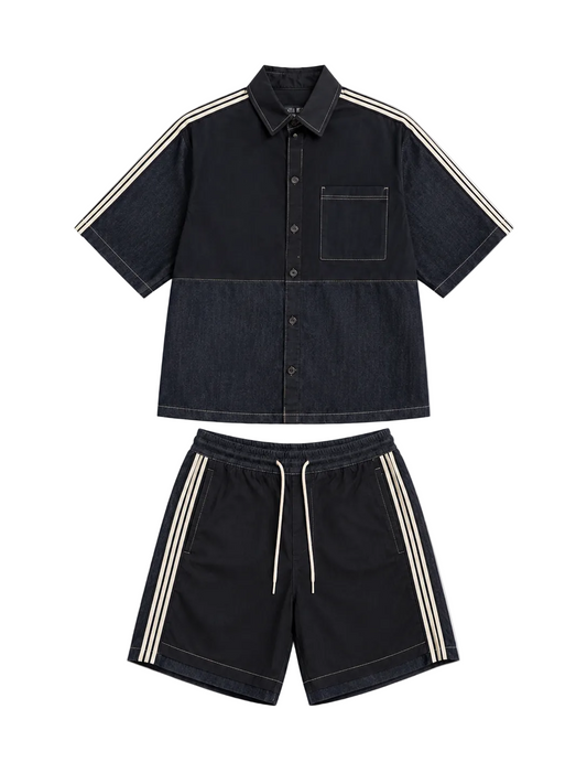 NIGHT STRIPE SET